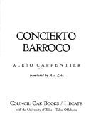 Cover of: Concierto barroco: novela