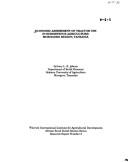 Economic assessment of tractor use in subsistence agriculture, Morogoro Region, Tanzania by Sylvery L. B. Ishuza