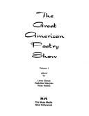 Cover of: The Great American Poetry Show by Larry Ziman; Madeline Sharples; Nicky Selditz, Larry Ziman; Madeline Sharples; Nicky Selditz