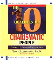 Cover of: The 10 Qualities Of Charismatic People | Tony Alessandra