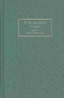 Cover of: W. H. Auden a Legacy (Locust Hill Literary Studies) by David Garrett Izzo