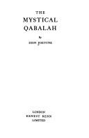 Cover of: The Mystical Qabalah by 