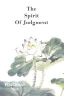 Cover of: Spirit of Judgement