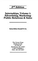 Cover of: Internships by [edited by Ronald W. Fry].