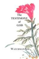 Cover of: Testimony of God