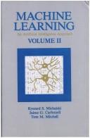 Cover of: Machine Learning by Ryszard S. Michalski, J. G. Carbonell