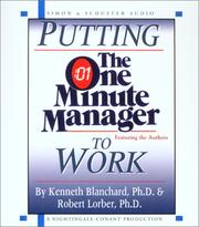 Cover of: Putting The One Minute Manager To Work