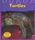 Cover of: Turtles (Gillis, Jennifer Blizin, Pets at My House.)