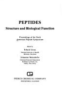 Cover of: Peptides, structure and biological function | 