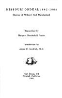 Cover of: Missouri ordeal, 1862-1864 by Willard Hall Mendenhall