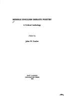 Cover of: Middle English Debate Poetry: A Critical Anthology