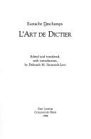 Cover of: L' art de dictier