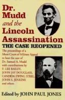 Cover of: Dr. Mudd and the Lincoln Assassination by John Paul Jones