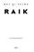 Cover of: Raik