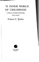 Cover of: The Inner World of Childhood by Frances G. Wickes