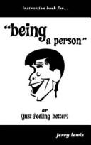 Cover of: Instruction Book For... Being a Person or (Just Feeling Better) | Jerry Lewis