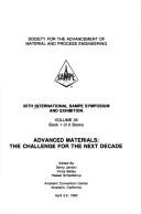 Advanced materials by International SAMPE Technical Conference (21st 1989 Atlantic City, N.J.), Gerald C. Janicki, Vince Bailey