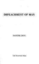 Front cover of Impeachment of man by Unknown