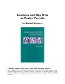 Cover of: Lesbians and Gay Men As Foster Parents