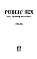 Cover of: Public sex by Patrick Califia-Rice