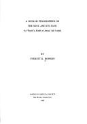 Cover of: A Muslim philosopher on the soul and its fate: Al-ʻĀmirī's Kitāb al-Amad ʻalā l-abad