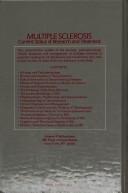 Cover of: Multiple sclerosis: current status of research and treatment