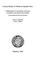 Cover of: Lexical Studies of Medieval Spanish Texts
