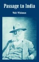 Cover of: Passage To India by Walt Whitman