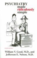 Cover of: Psychiatry Made Ridiculously Simple (Medmaster Ridiculously Simple)