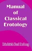 Cover of: Manual of Classical Erotology