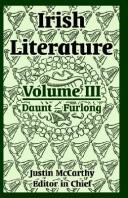 Cover of: Irish Literature | Justin McCarthy