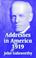 Cover of: Addresses in America 1919