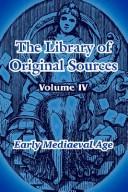 Cover of: The Library of Original Sources, Vol. 4 by Oliver J. Thatcher