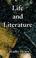Cover of: Life And Literature