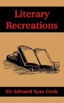 Cover of: Literary Recreations