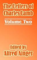 Cover of: The Letters of Charles Lamb