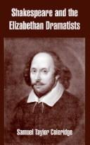 Cover of: Shakespeare and the Elizabethan dramatists