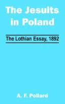 Cover of: The Jesuits In Poland | A. F. Pollard