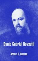 Cover of: Dante Gabriel Rossetti