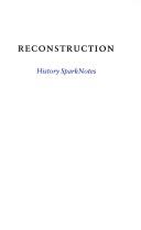 Cover of: Reconstruction (SparkNotes History Notes) (SparkNotes History Notes)