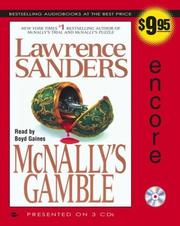 Cover of: McNally's Gamble by Lawrence Sanders, Lawrence Sanders