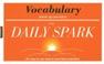 Cover of: Vocabulary (The Daily Spark) (The Daily Spark)