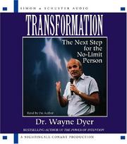 Cover of: Transformation by Dr. Wayne W. Dyer
