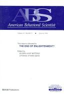 Cover of: The End of Enlightenment? (Topical Issues of American Behavioral Scientist) by Eileen Hunt Botting, Eileen Hunt Botting