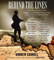 Cover of: Behind the Lines by Andrew Carroll