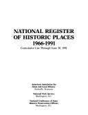 Cover of: National register of historic places, 1966-1991: cumulative list through June 30, 1991.