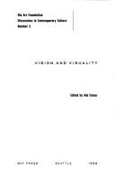 Cover of: Vision and Visuality (Dia Art Foundation : Discussions in Contemporary Culture, No 2)