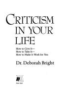 Cover of Criticism in Your Life