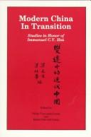 Cover of: Modern China in Transition by 