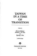 Cover of: Taiwan in a time of transition